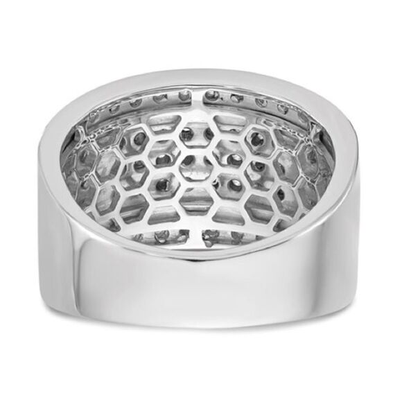 14k Lab Grown Diamond SI1/SI2, G H I, Men's Band - Picture 6 of 7